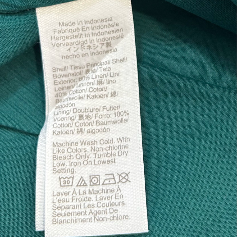 J. Crew Deep Green Square-Neck Tank with Wide Straps - Picture 3 of 6